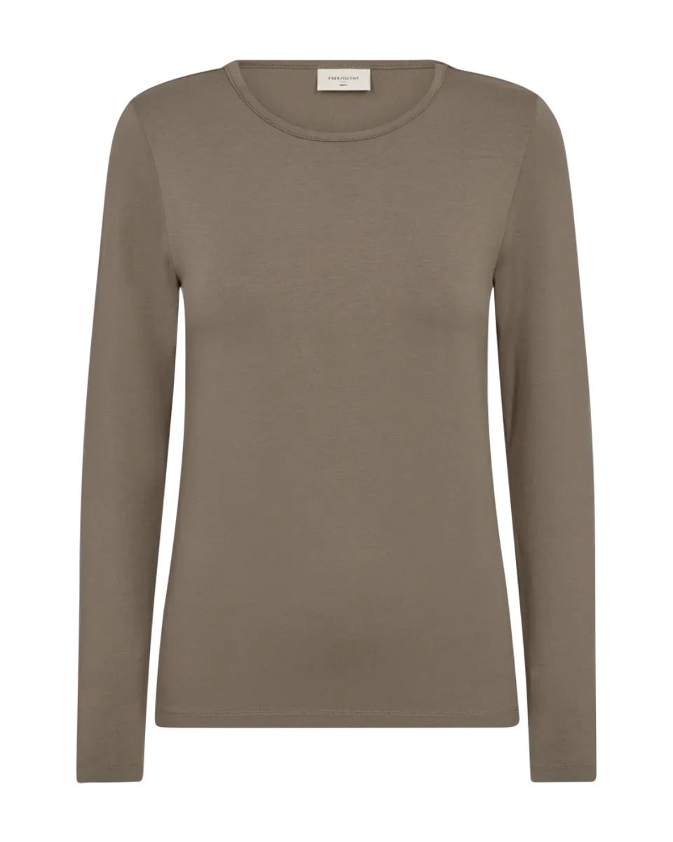 LIANA TOPP M/RUND HALS - MULDVARP